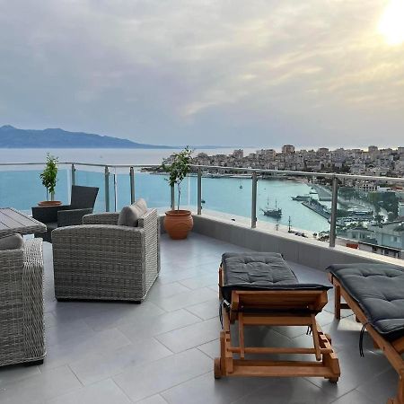 Апартаменты Rocknest Sea View Penthouse Саранда Экстерьер фото