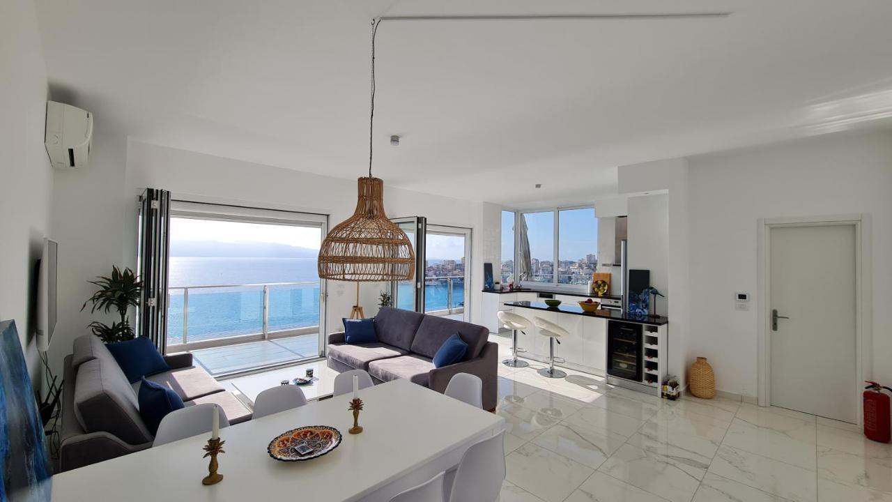 Апартаменты Rocknest Sea View Penthouse Саранда Экстерьер фото