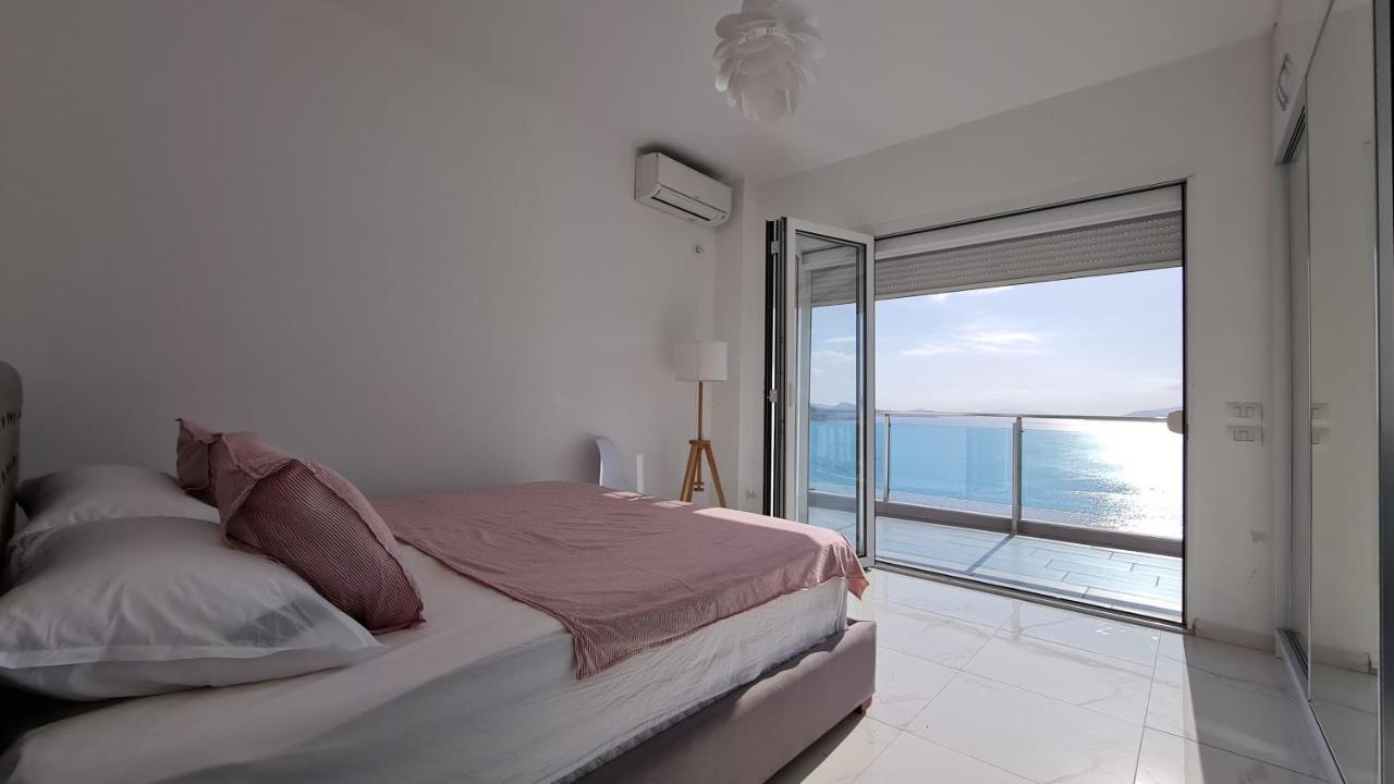 Апартаменты Rocknest Sea View Penthouse Саранда Экстерьер фото